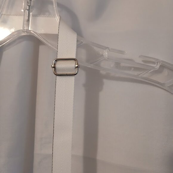 New Travel Sling Shoulder bag Blue White floral Roses Canvas Lacy Zip Purse Chic - Picture 9 of 13